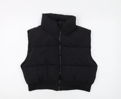 Womens UK Size XL Cotton On Black Puffer Jacket
