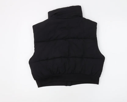 Womens UK Size XL Cotton On Black Puffer Jacket