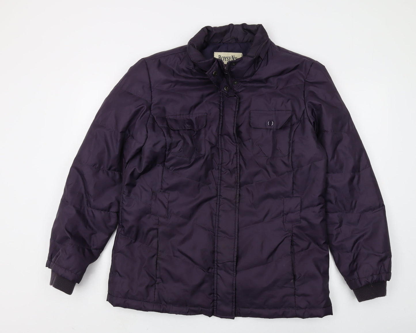 Boysens Women's Purple Puffer Jacket Size 18