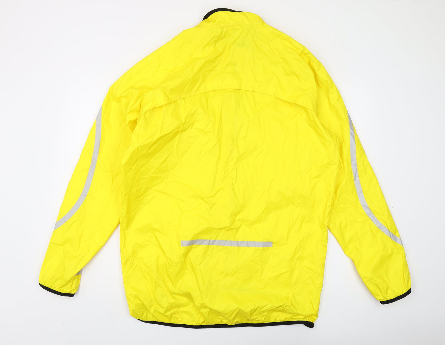 b'twin Men's Yellow Cycling Windbreaker Jacket XL