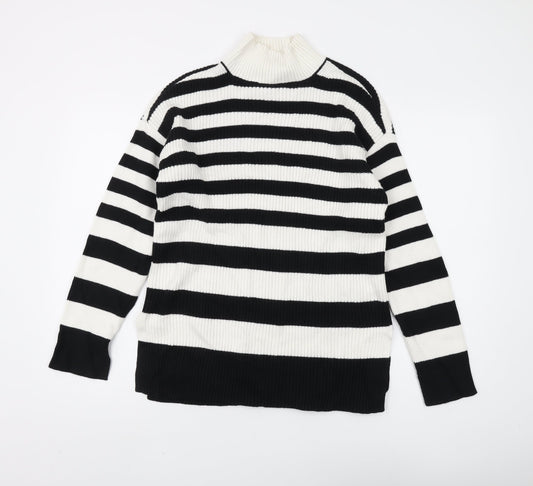 Womens UK Size M Marks and Spencer Black Pullover Jumper