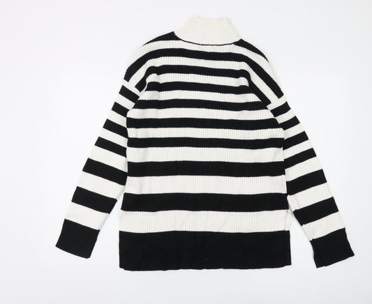 Womens UK Size M Marks and Spencer Black Pullover Jumper
