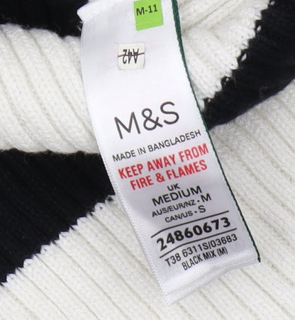 Womens UK Size M Marks and Spencer Black Pullover Jumper
