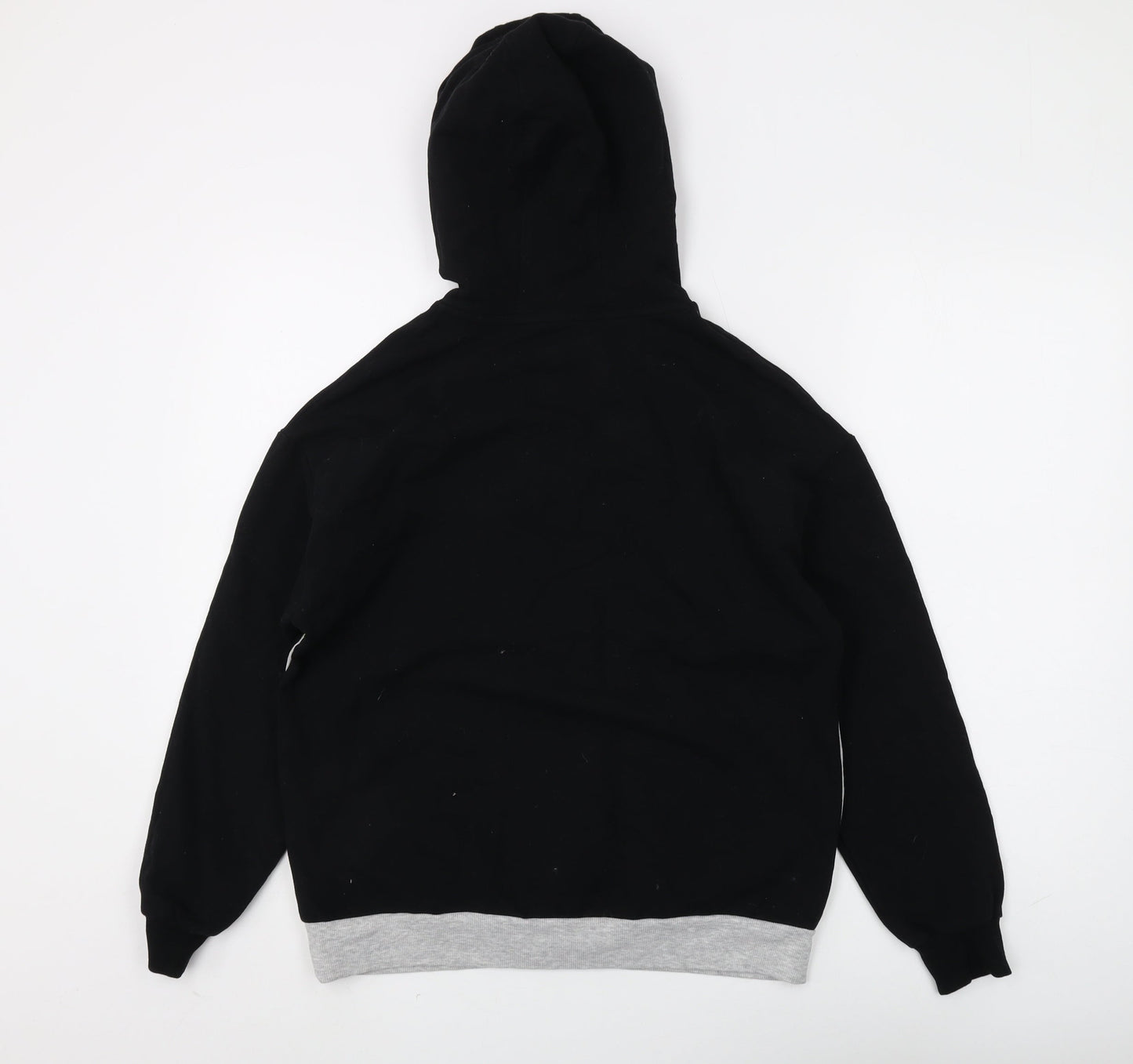 Marks and Spencer Boys Black Grey Pullover Hoodie 13-14 Years