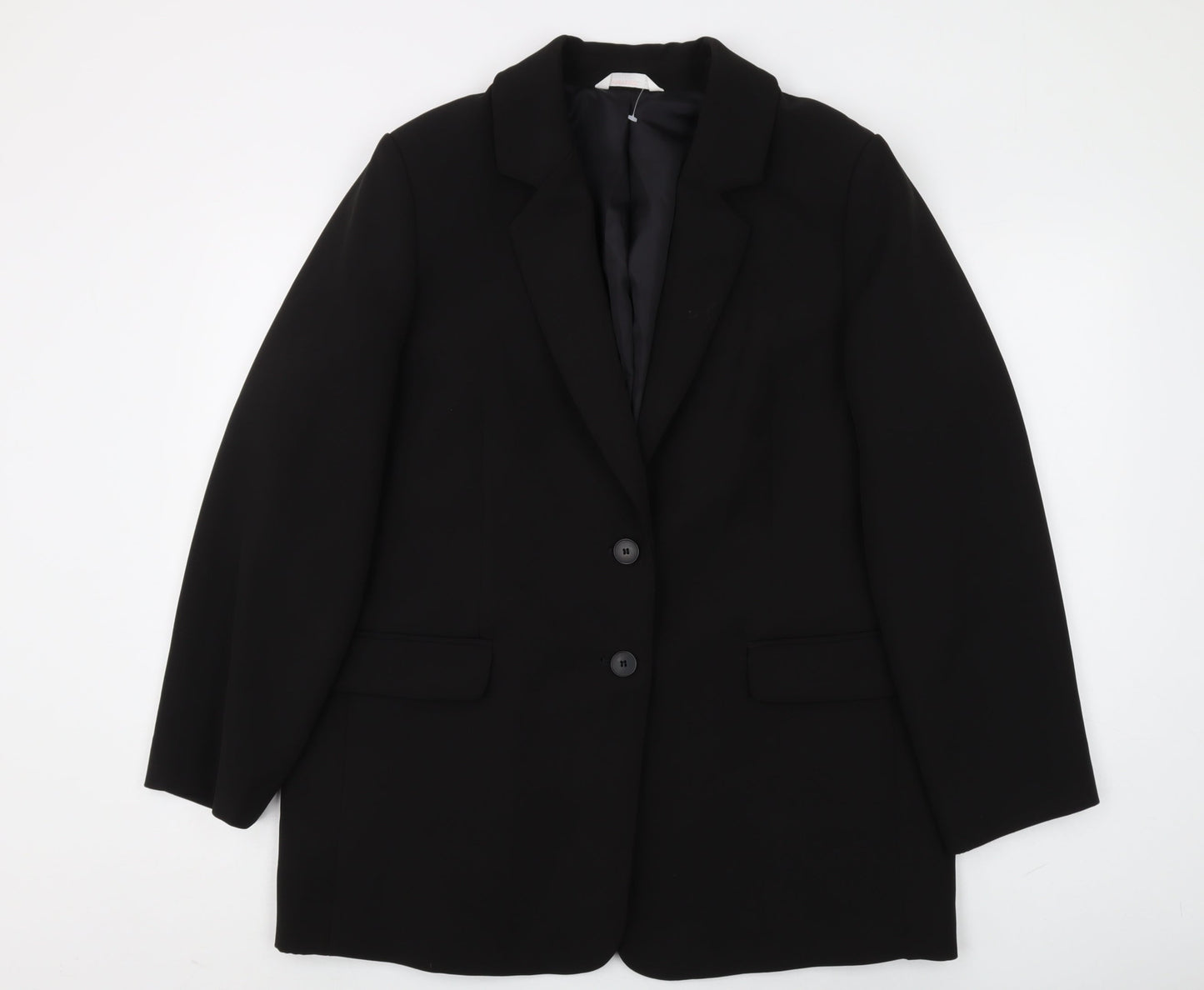 Mens UK Size L John Lewis Regular Black Suit Jacket