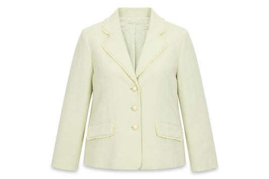 Womens UK Size 12 GOLD by Michael H Regular Green Suit Jacket