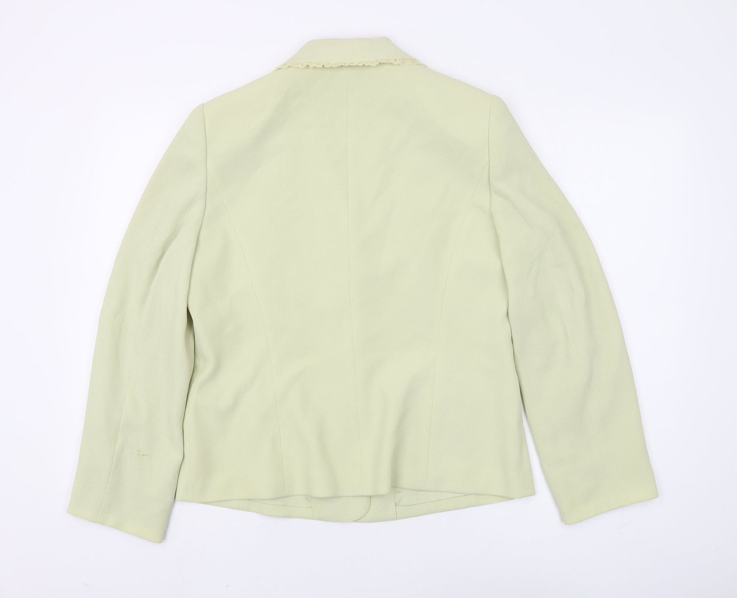 Womens UK Size 12 GOLD by Michael H Regular Green Suit Jacket