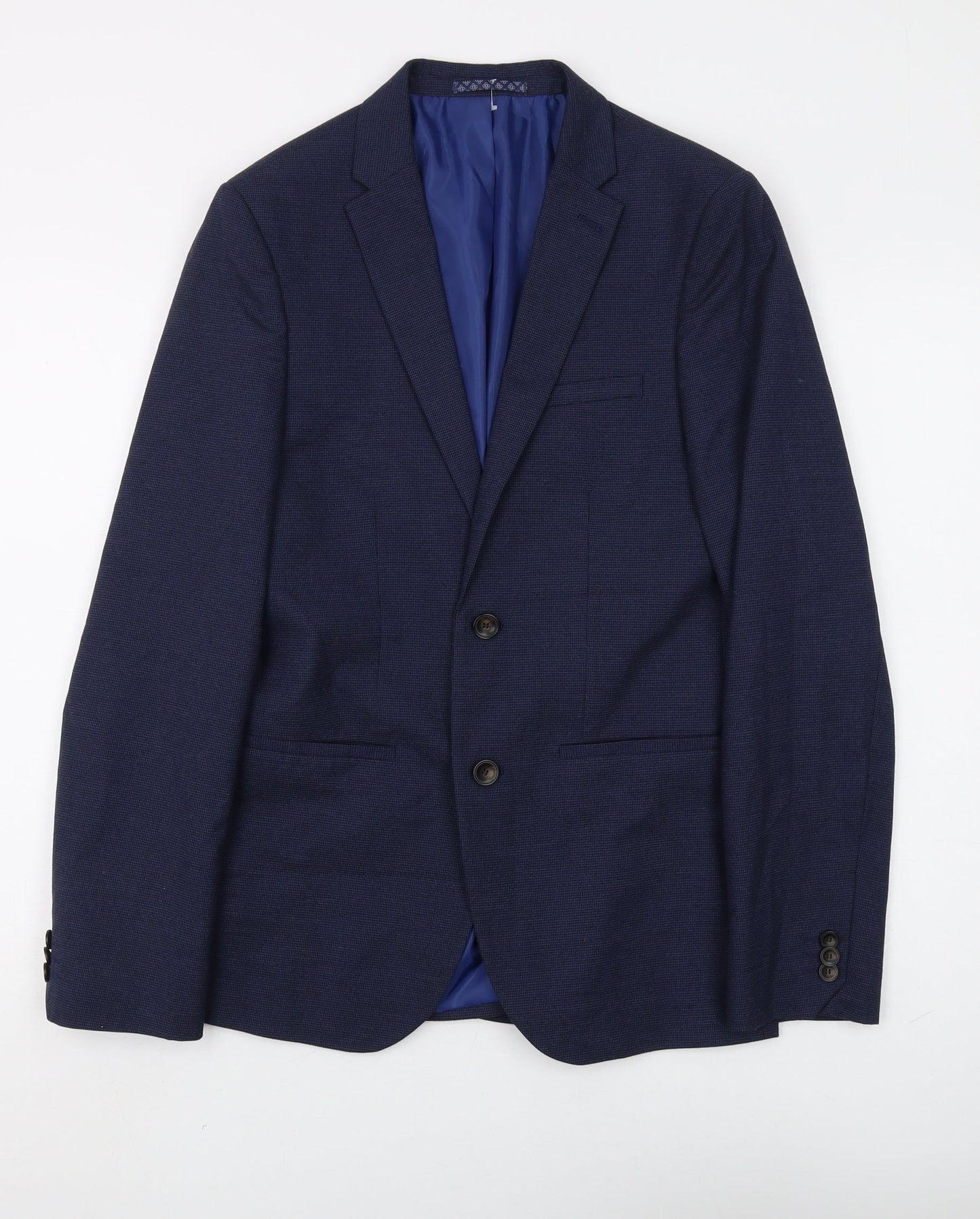 Mens UK Size 36 Marks and Spencer Regular Blue Suit Jacket