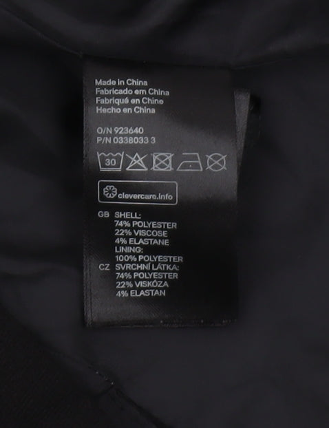 H&M Women's Black Regular Blazer Size 10