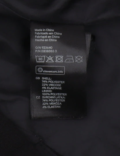 H&M Women's Black Regular Blazer Size 10