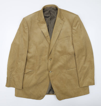Mens UK Size 46 Marks and Spencer Regular Beige Suit Jacket