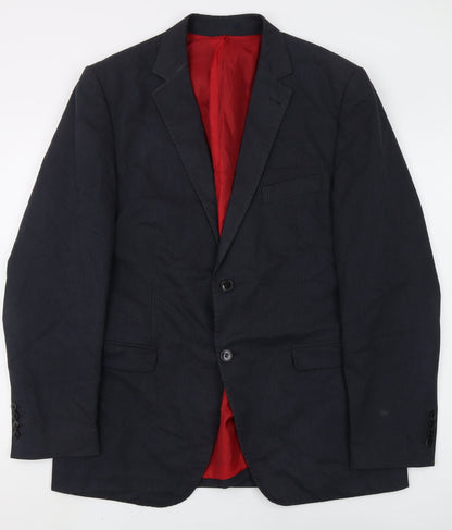 Broadbents Boothroyds Men's Black XL Regular Fit Blazer