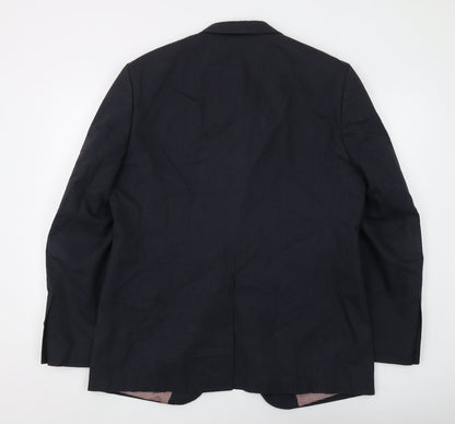 Broadbents Boothroyds Men's Black XL Regular Fit Blazer