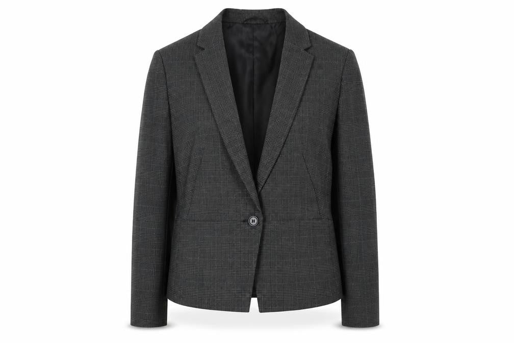Marks and Spencer Women's Grey Suit Jacket Size 14