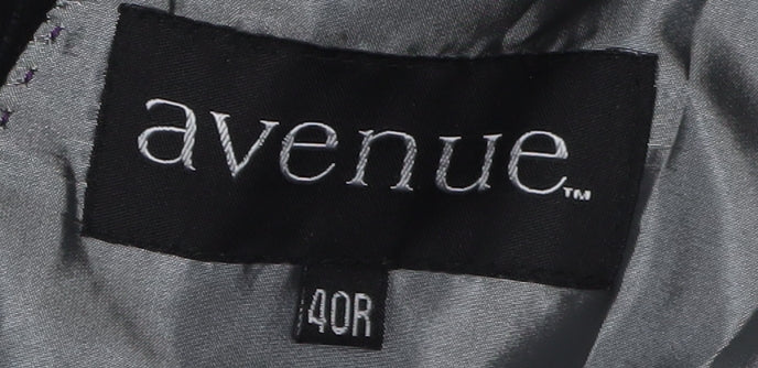 Avenue Men's Black Blazer, Size 40R, Regular Fit