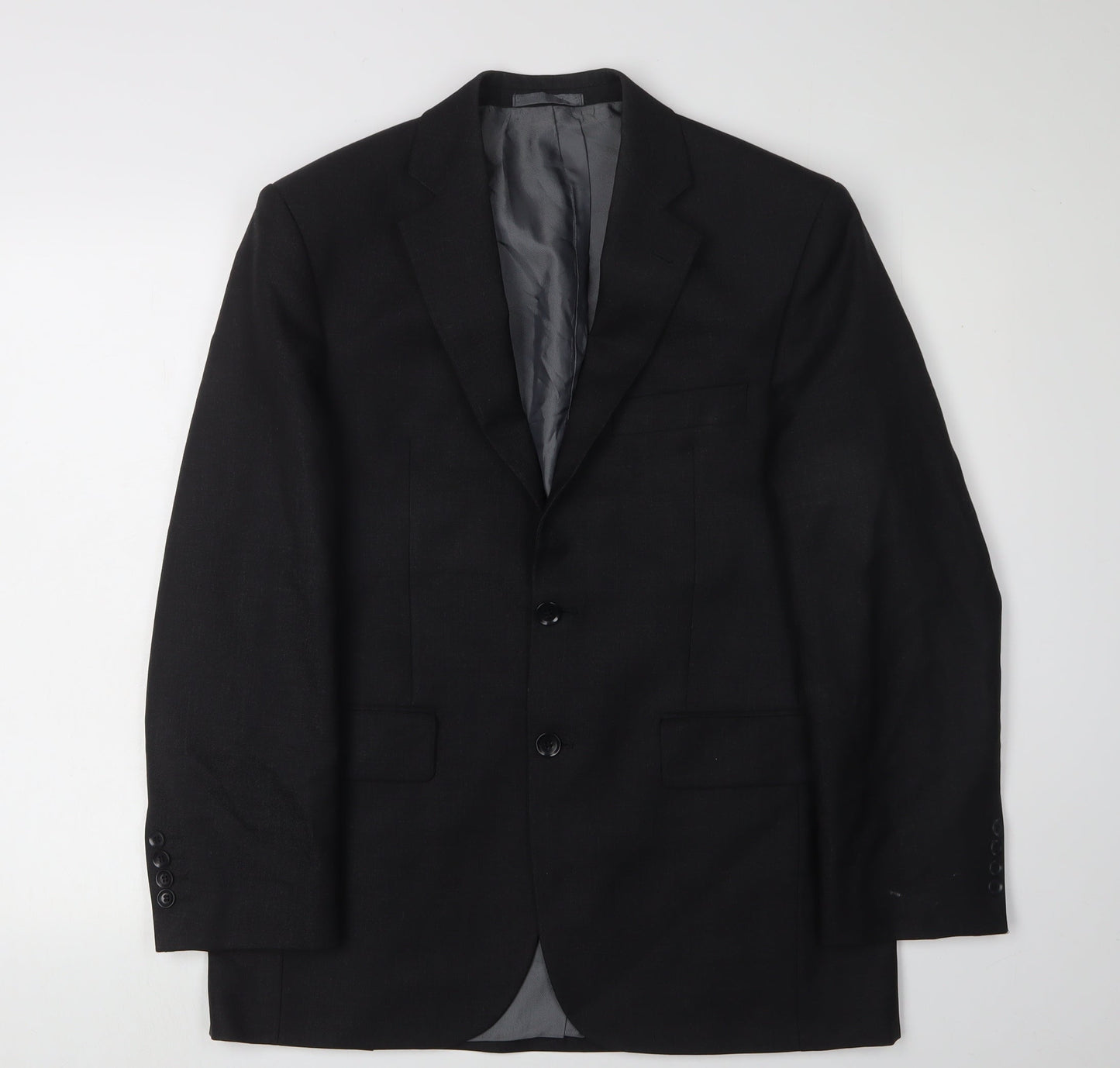 Austin Reed Men's Black Blazer, 38S, Classic Style