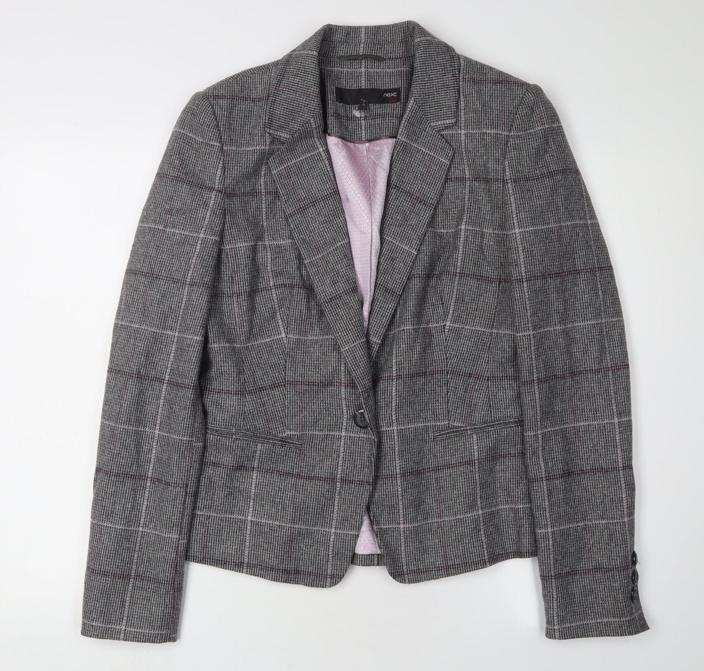 Womens UK Size 12 NEXT Tall Grey Blazer