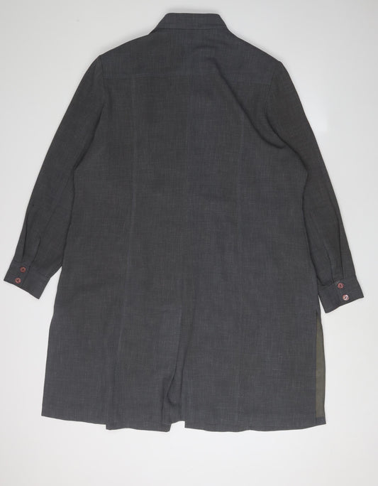 J. Taylor Women's Grey Long Blazer, Size 20