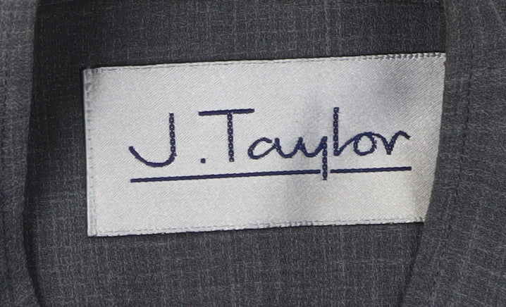 J. Taylor Women's Grey Long Blazer, Size 20