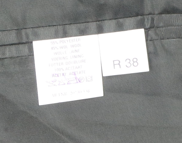 Alain Dubeau Men's Green Check Blazer, Size 38R