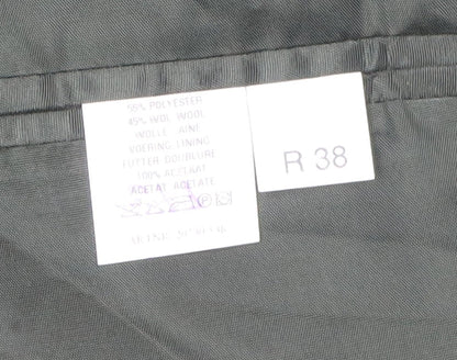 Alain Dubeau Men's Green Check Blazer, Size 38R