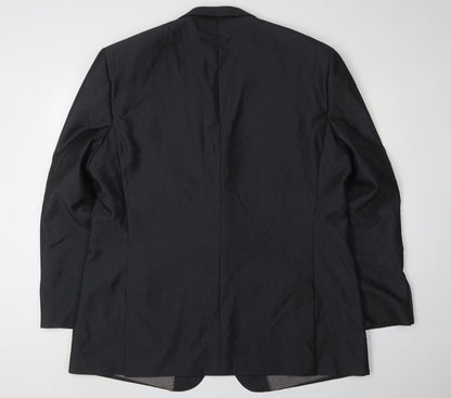 F&F Black Women's Tall Blazer, Size 50L, Lined Formal