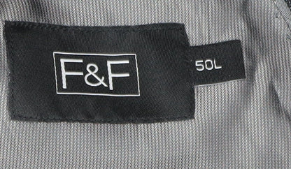 F&F Black Women's Tall Blazer, Size 50L, Lined Formal