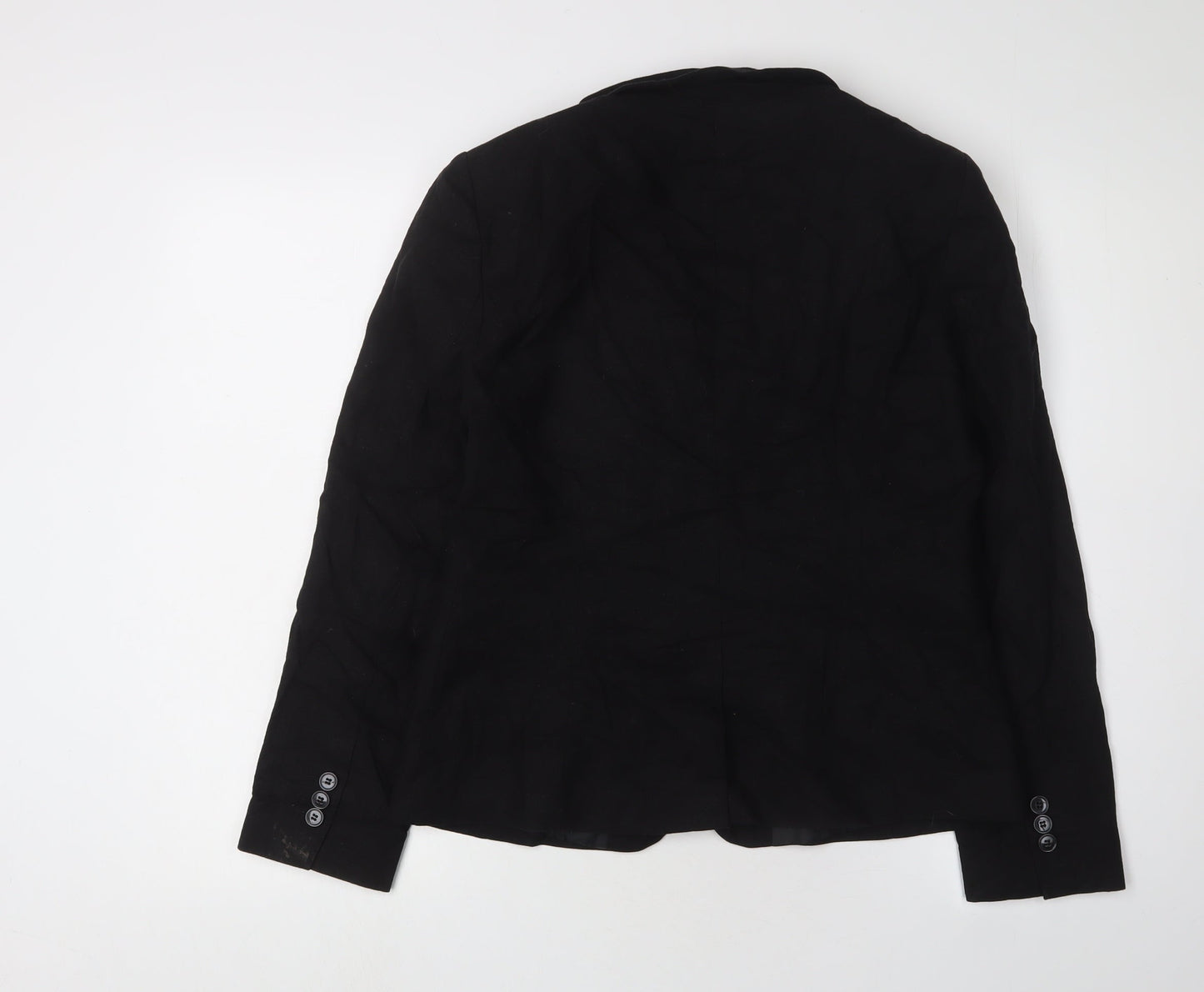 South Women's Black Blazer, Size 12, Workwear Chic