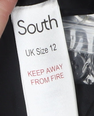 South Women's Black Blazer, Size 12, Workwear Chic