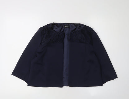 Klass Women's Blue Jacket Size 12 - Chic and Versatile