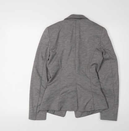 H&M Women's Grey Regular Blazer, Size 4, Business Casual