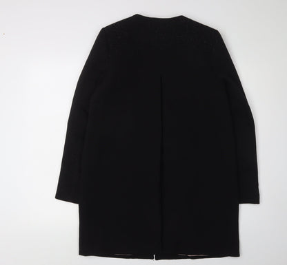 Womens UK Size 8 H&M Black Basic Jacket