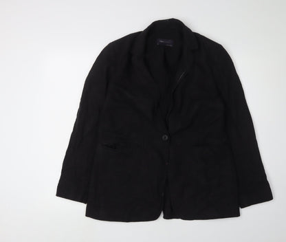 Marks and Spencer Women's Black Blazer, Size 12