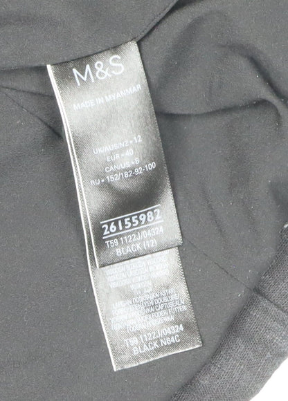 Marks and Spencer Women's Black Blazer, Size 12