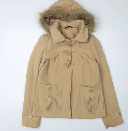 Womens UK Size 10 Internacionale Beige Duffle