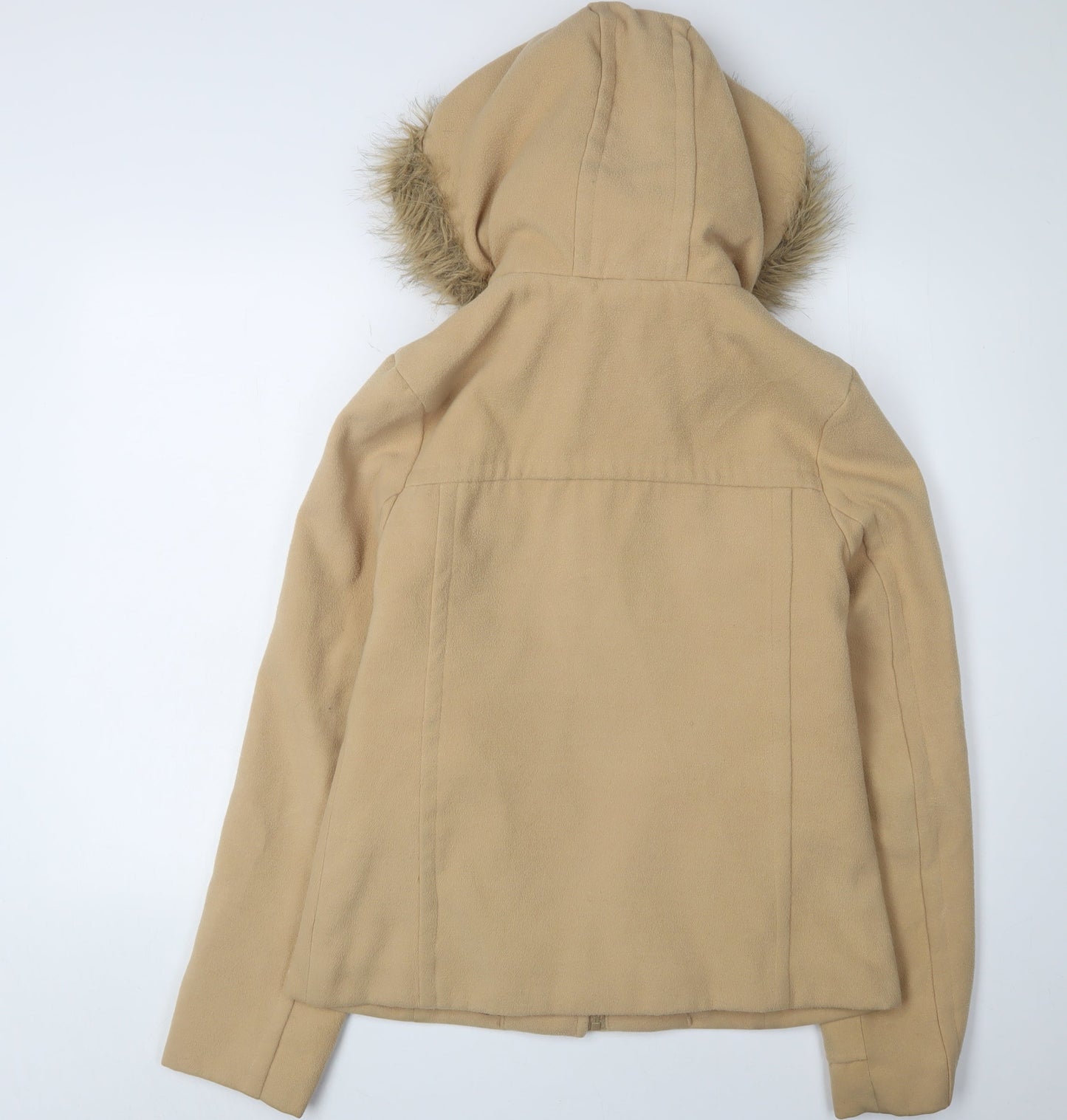Womens UK Size 10 Internacionale Beige Duffle