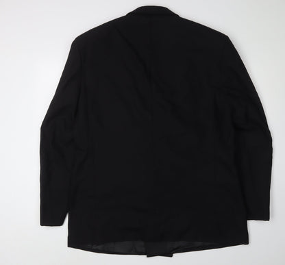 Centaur Men's Black Wool Tuxedo Blazer, Size 44R, Formal