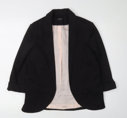 Topshop Women's Black Regular Blazer Jacket