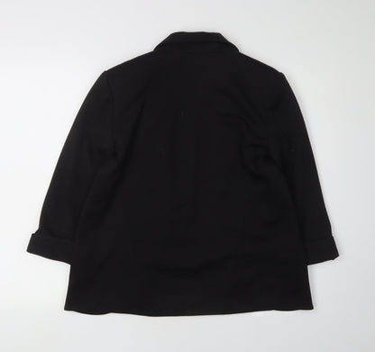 Topshop Women's Black Regular Blazer Jacket