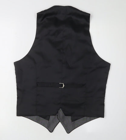 Mens UK Size 38 OneSix5ive Regular Grey Suit Waistcoat