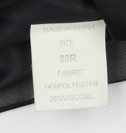Mens UK Size 38 OneSix5ive Regular Grey Suit Waistcoat