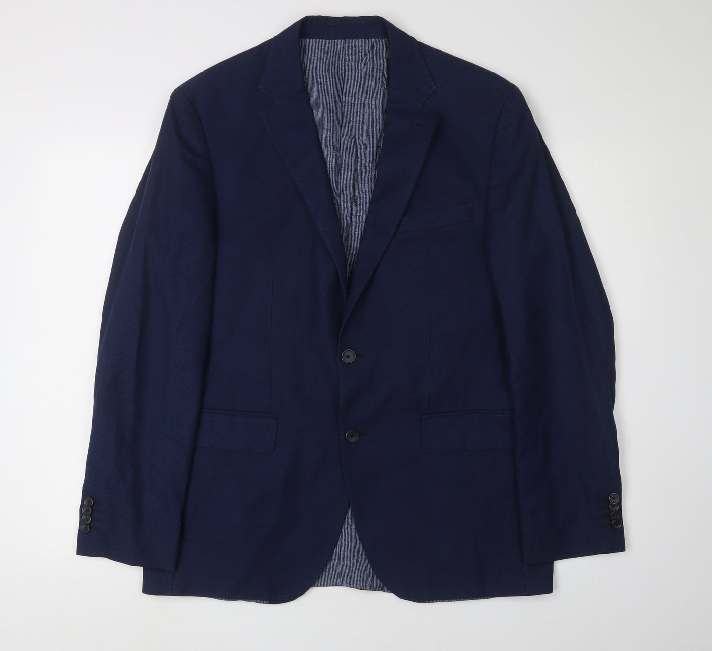 Mens UK Size 38 HUGO BOSS Regular Blue Suit Jacket