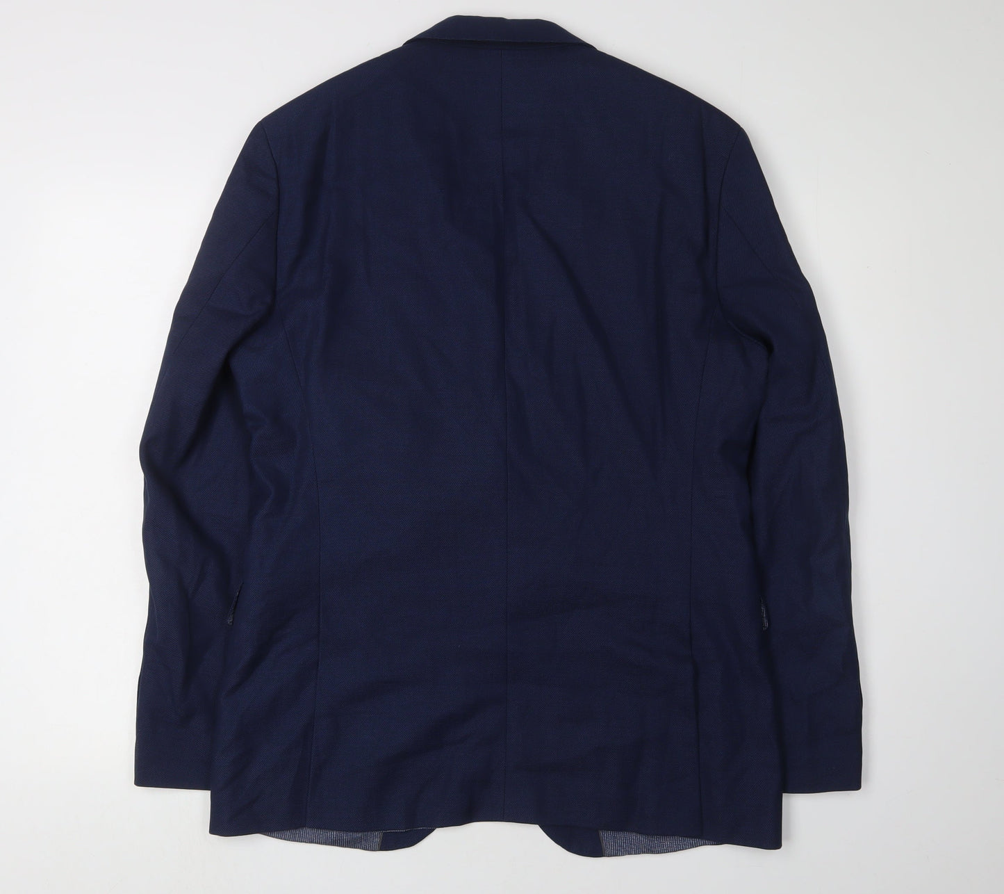 Mens UK Size 38 HUGO BOSS Regular Blue Suit Jacket