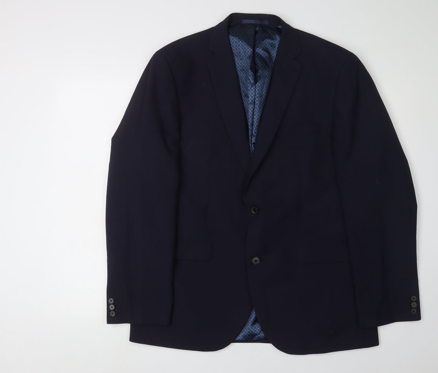 Mens UK Size 42 NEXT Regular Blue Suit Jacket