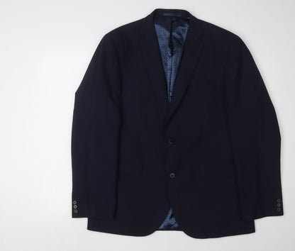 Mens UK Size 42 NEXT Regular Blue Suit Jacket