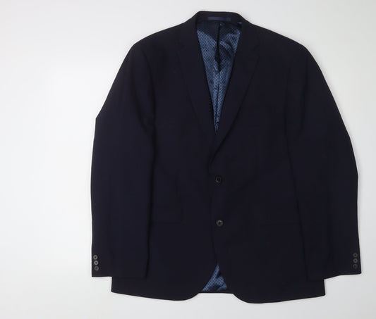 Mens UK Size 42 NEXT Regular Blue Suit Jacket