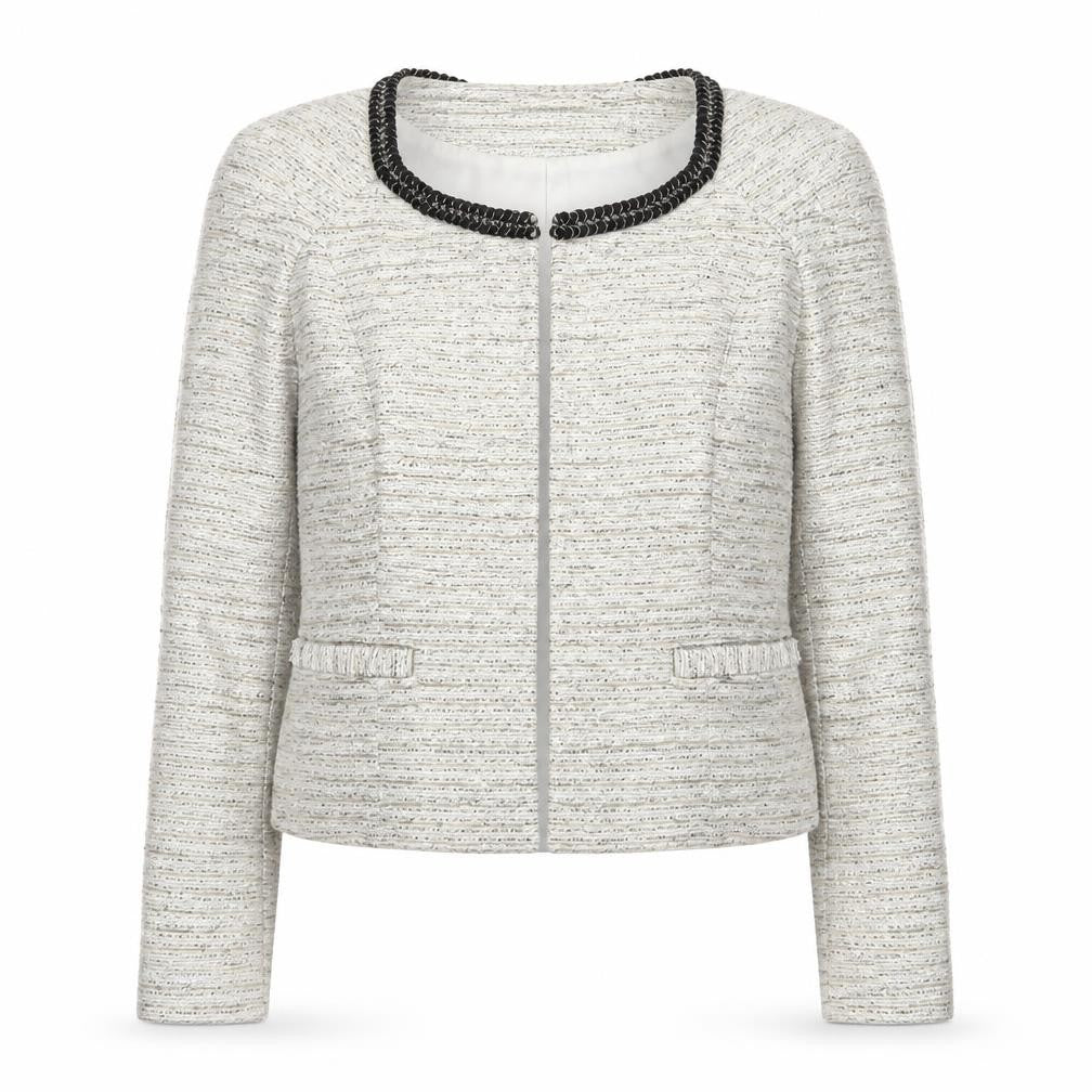 Womens UK Size 10 Marks and Spencer Regular Ivory Blazer