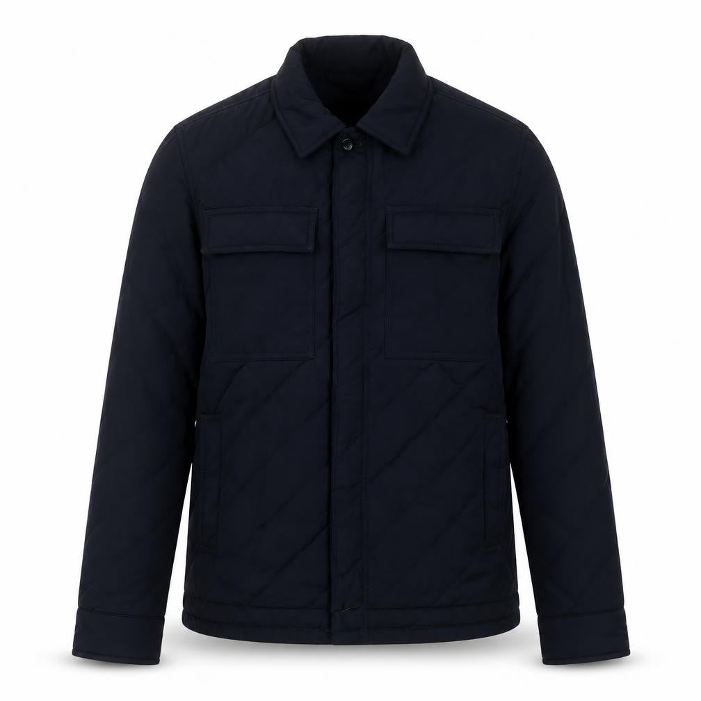 Marks & Spencer Men's Blue Quilted Jacket S