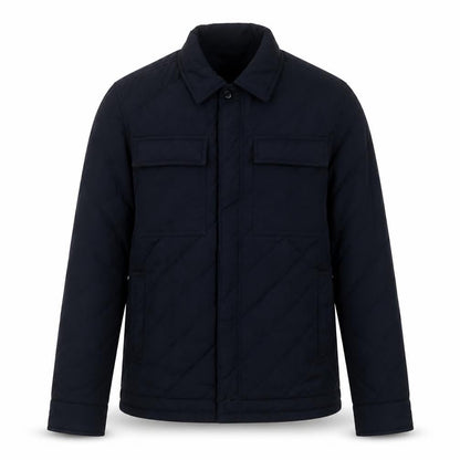 Marks & Spencer Men's Blue Quilted Jacket S