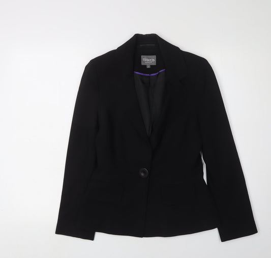 Womens UK Size 10 TM Lewin Regular Black Blazer